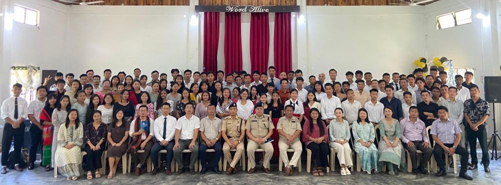Logos College, Dimapur welcomed 60 new freshers for the 2024-25 academic year.